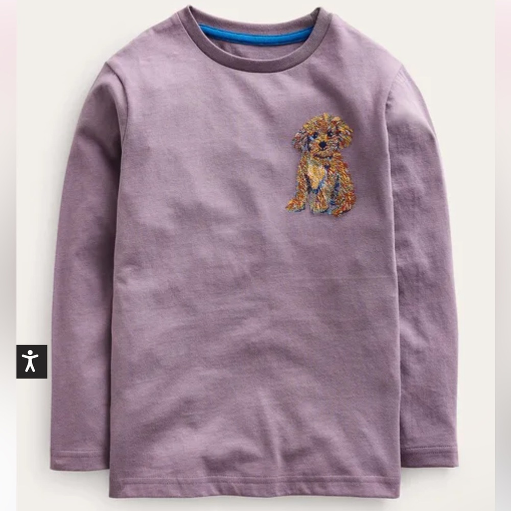 Mini Boden Superstitch Logo T-shirt